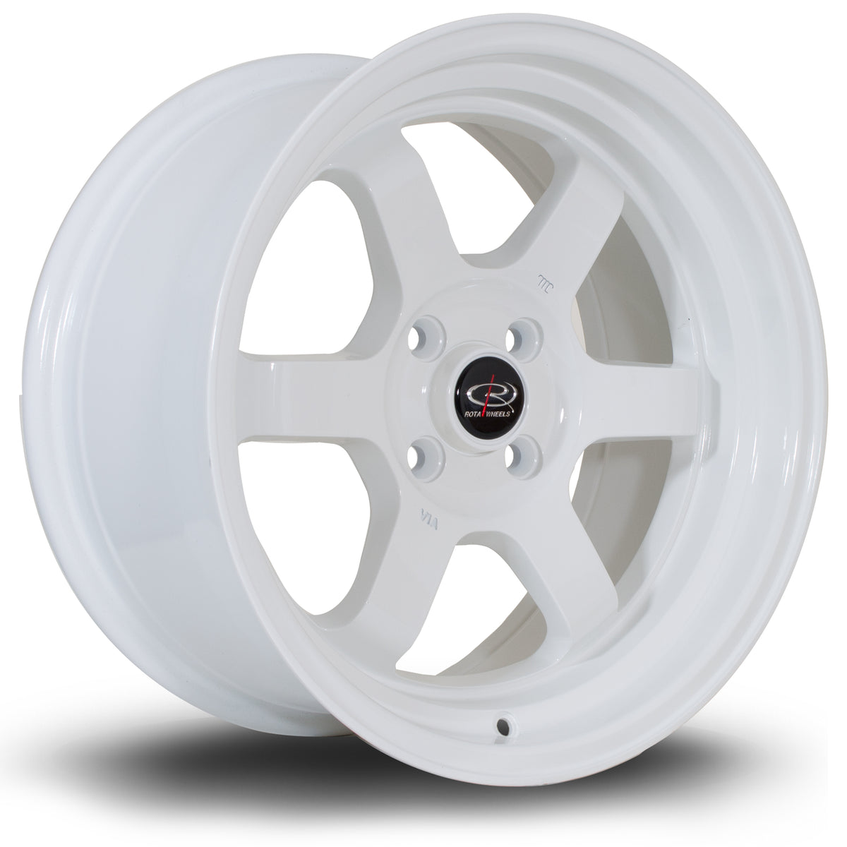 Llanta Rota Grid V 16x8" 4x100 ET20 blanco