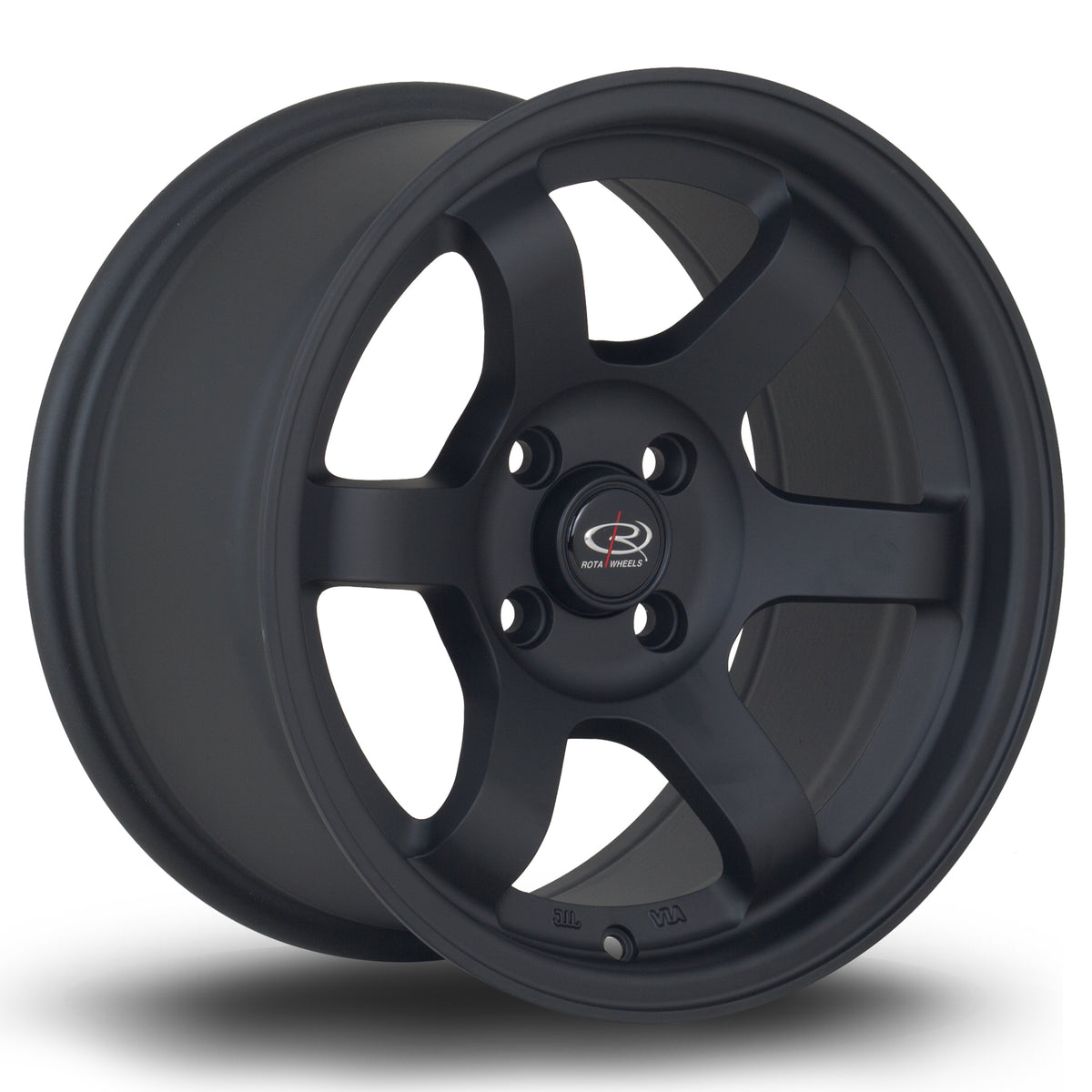 Llanta Rota Grid 15x8" 4x100 ET20 negro mate