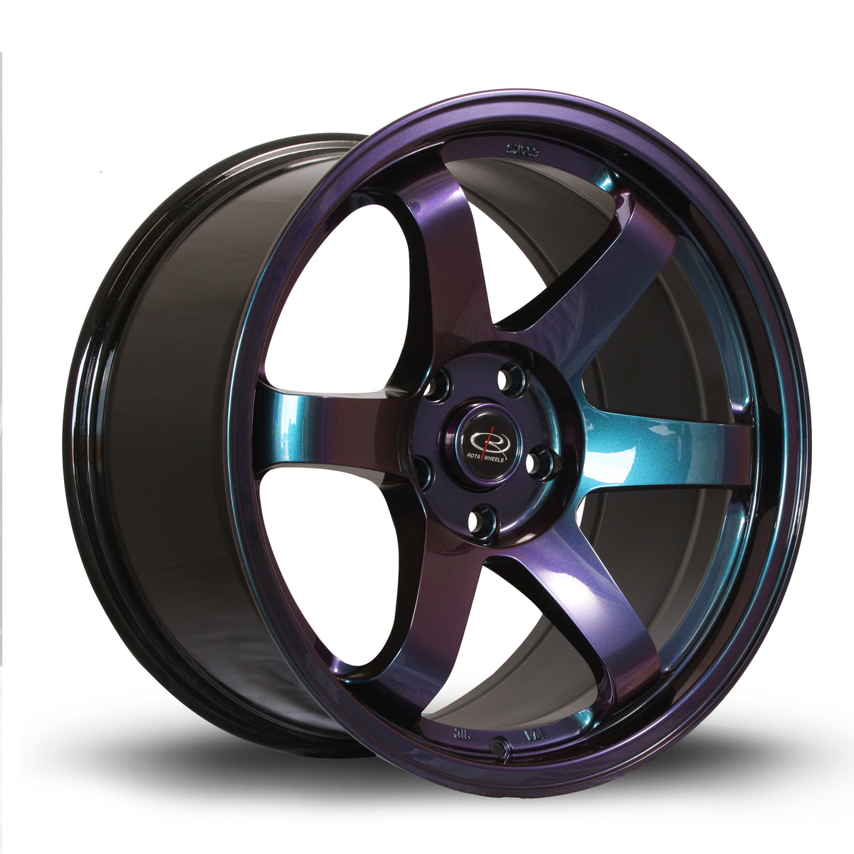 Llanta Rota Grid 18x9,5" 5x100 ET38 cromado / titanio