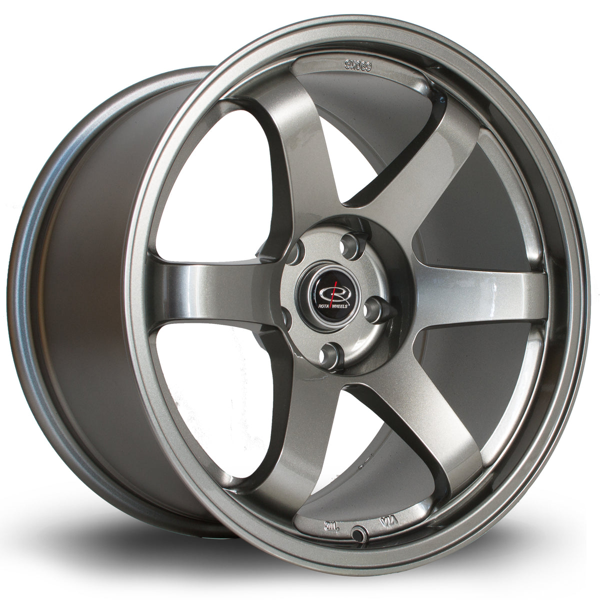 Llanta Rota Grid 18x9,5" 5x114.3 ET30 gris acero