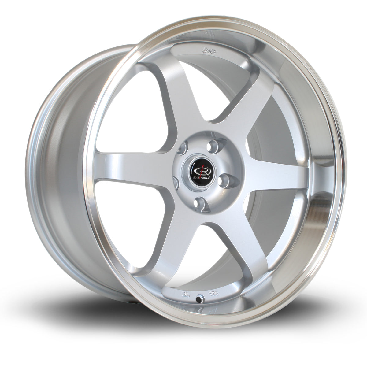 Llanta Rota Grid 19x10,5" 5x114.3 ET20 plata / labio pulido