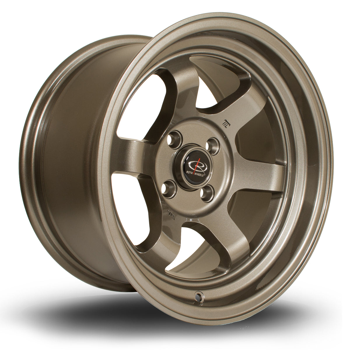 Llanta Rota Grid Max 15x8" 4x100 ET0 bronce