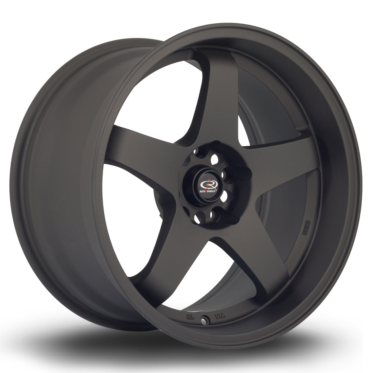 Llanta Rota GTR-D 18x10" 5x114.3 ET35 negro mate