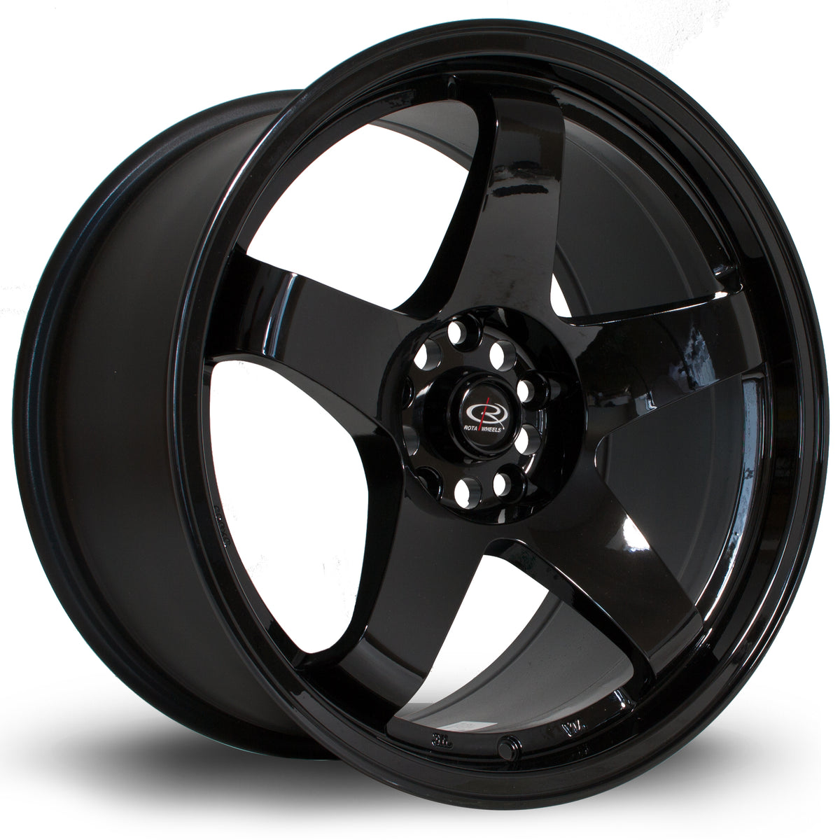 Llanta Rota GTR 18x9,5" 5x114.3 ET30 negro brillo