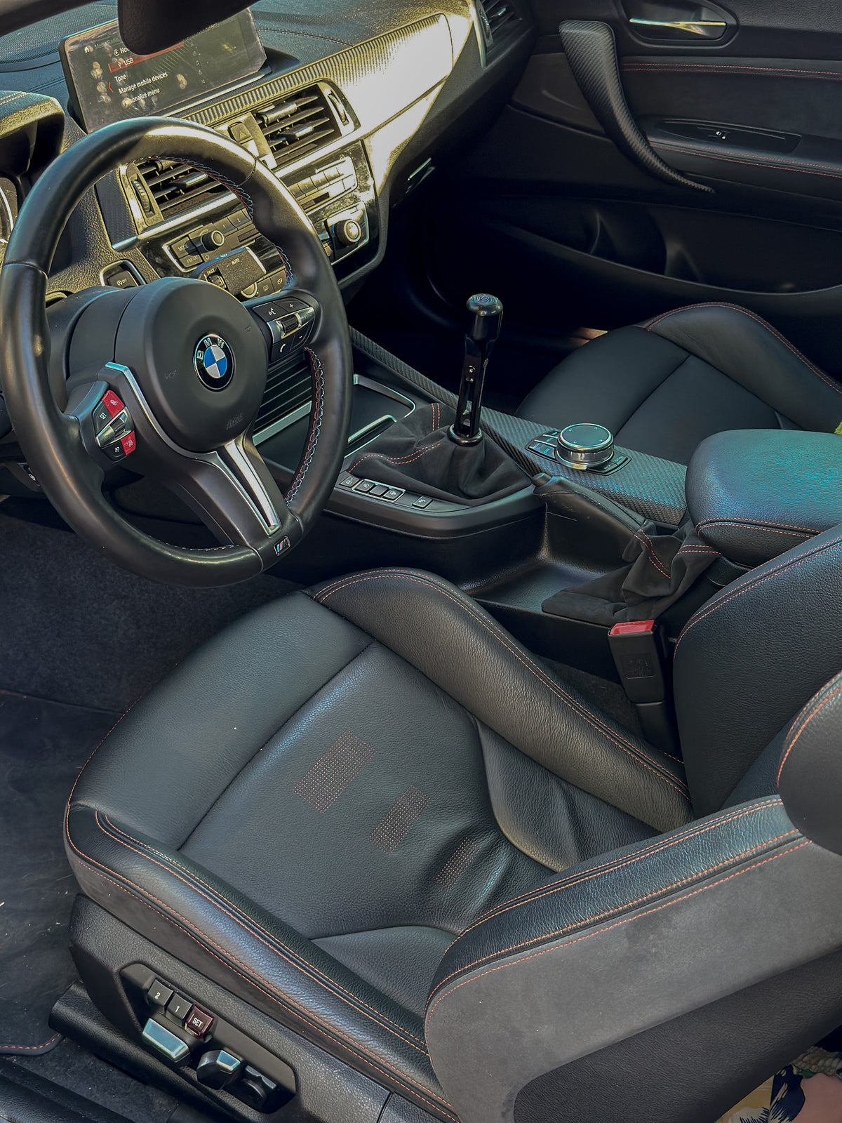 Short shifter NP Parts V2 rojo para BMW