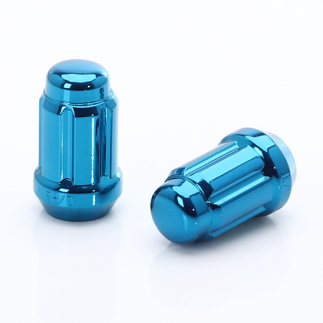 Tuercas de rueda de acero JN2 M12x1.25 en azul (20 unidades)