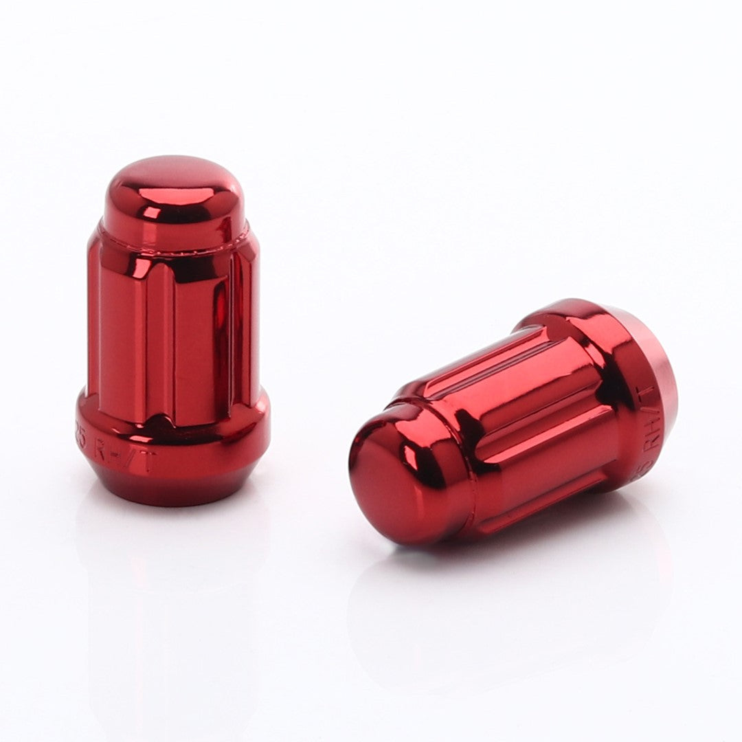 Tuercas de rueda de acero JN2 M12x1.25 en rojo (20 unidades)
