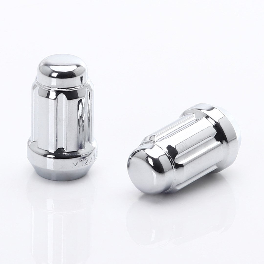 Tuercas de rueda de acero JN2 M12x1.5 en plata (20 unidades)