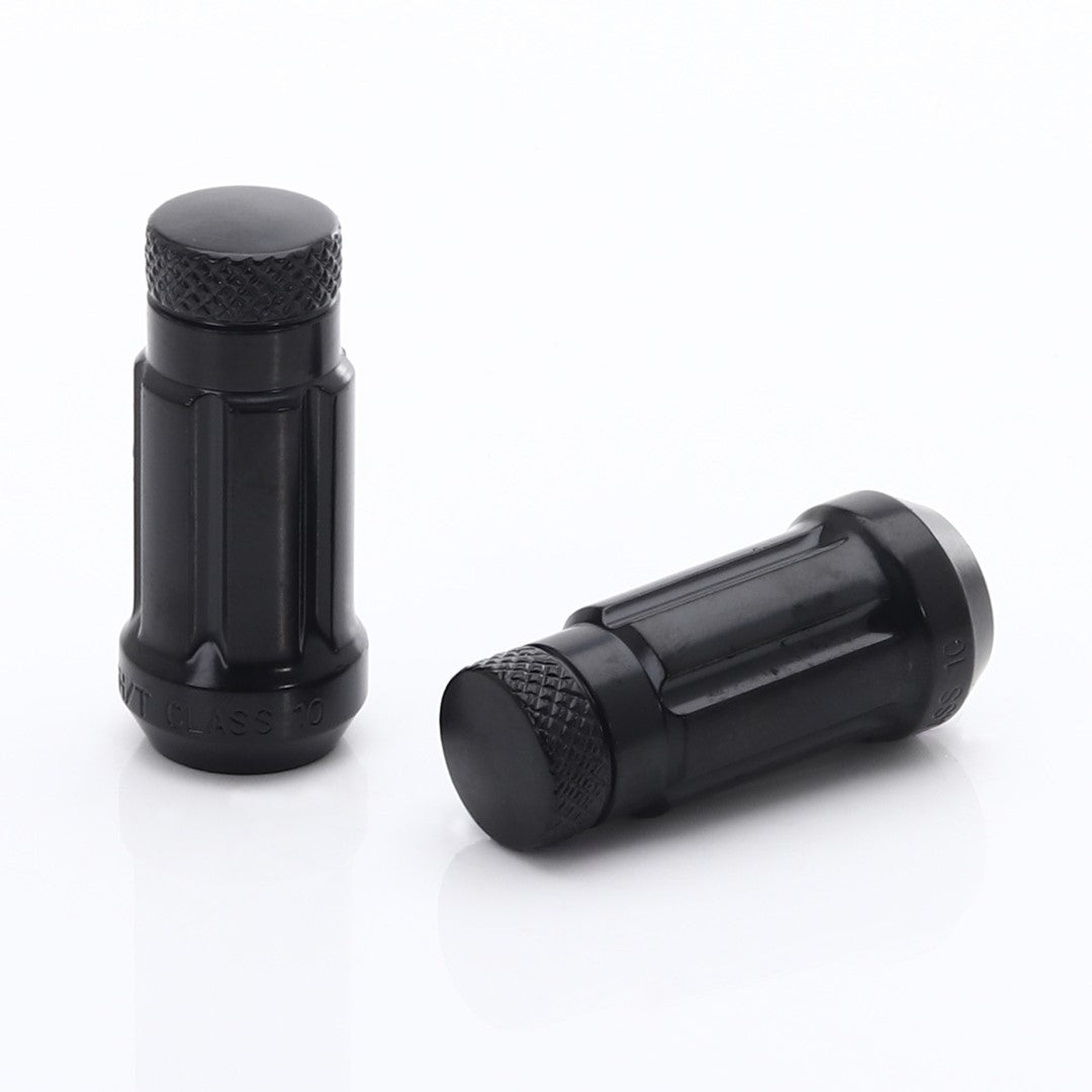 Tuercas de rueda de acero JN3 M12x1.25 en negro (20 unidades)