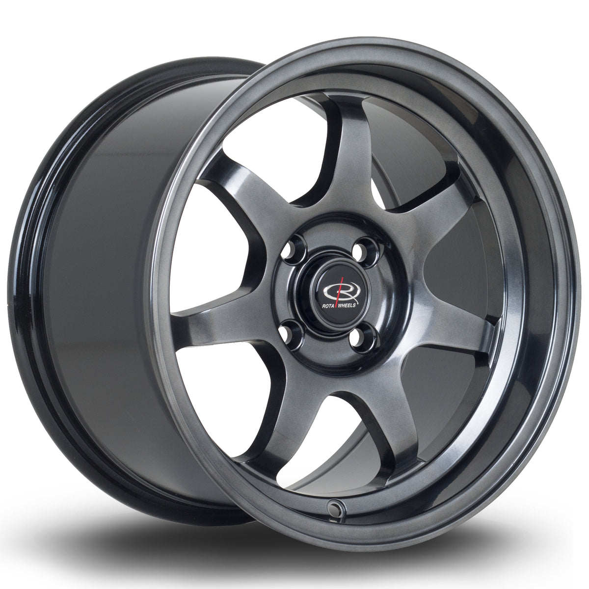 Llanta Rota K7 15x9" 4x100 ET36 negro hyper