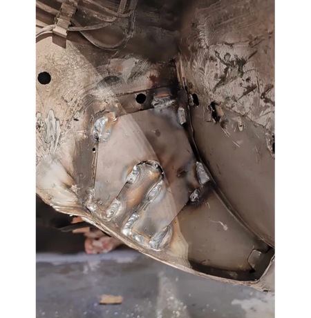 Reparación esquinas delanteras suelo BMW E36