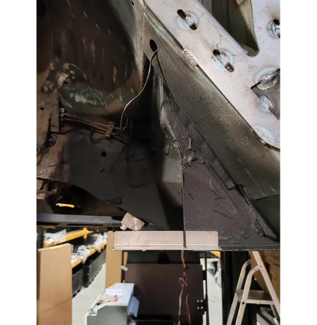Reparación esquinas delanteras suelo BMW E36