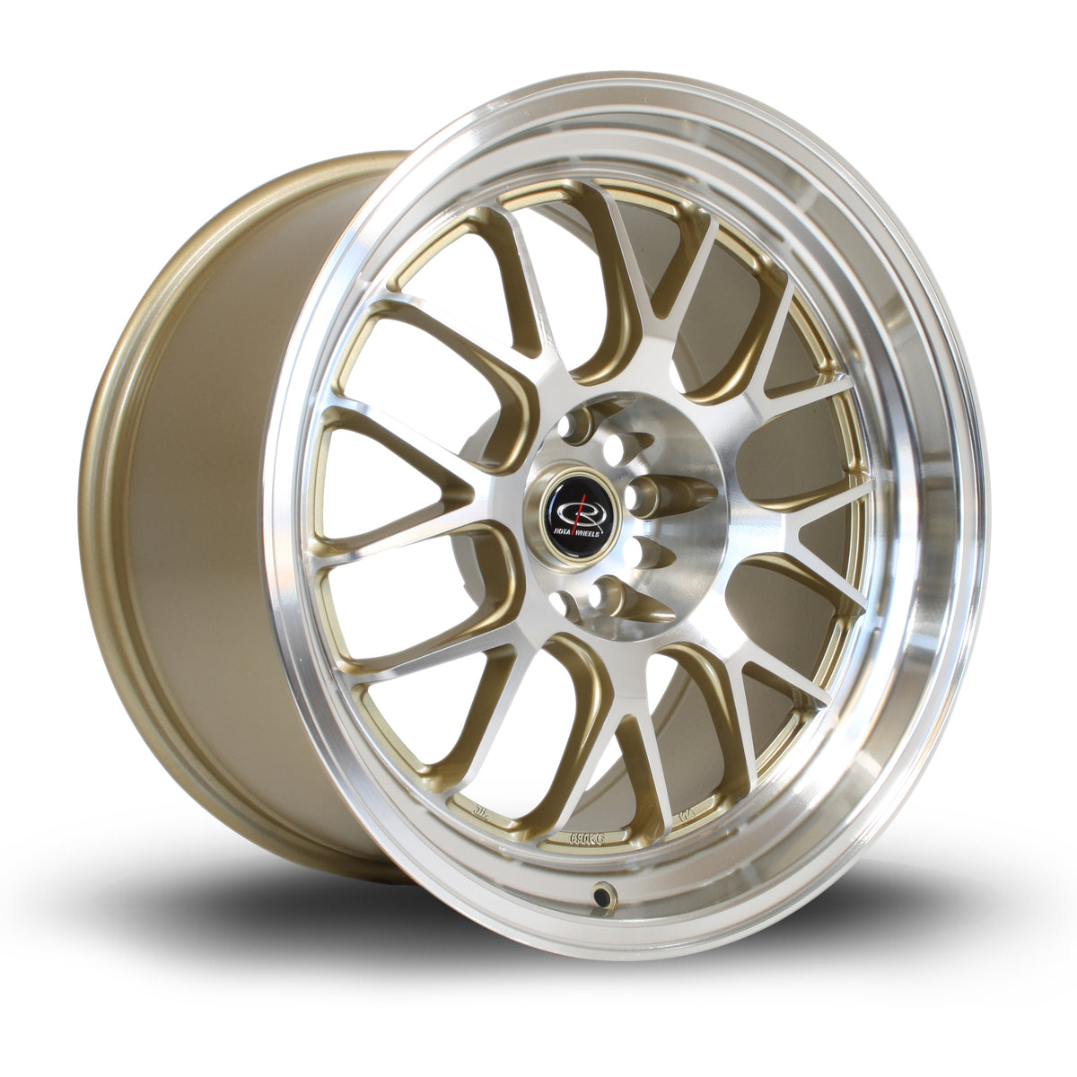 Llanta Rota MXR 18x10" 5x114.3 ET12 dorado