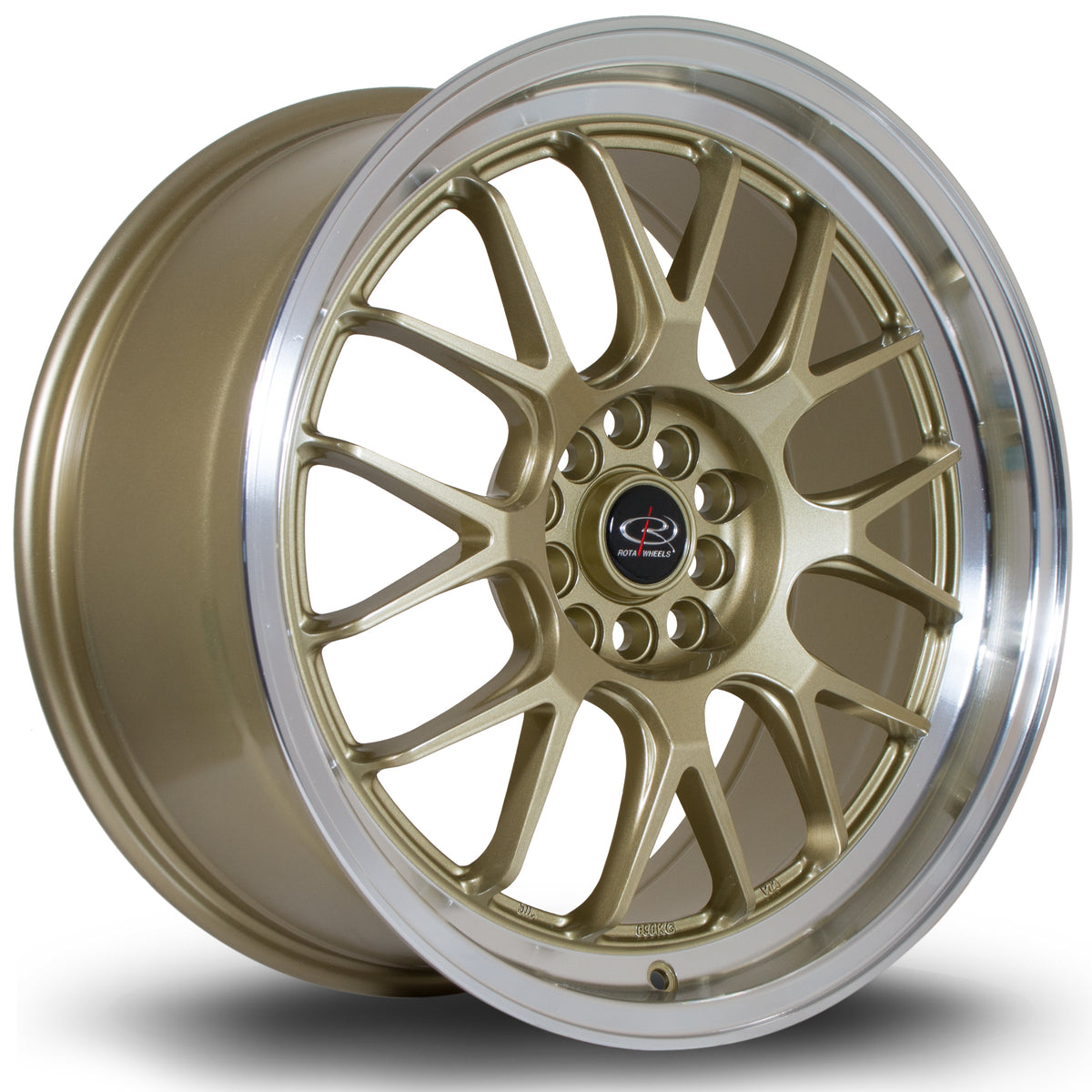 Llanta Rota MXR 18x8,5" 5x100/5x114.3 ET44 dorado / labio pulido
