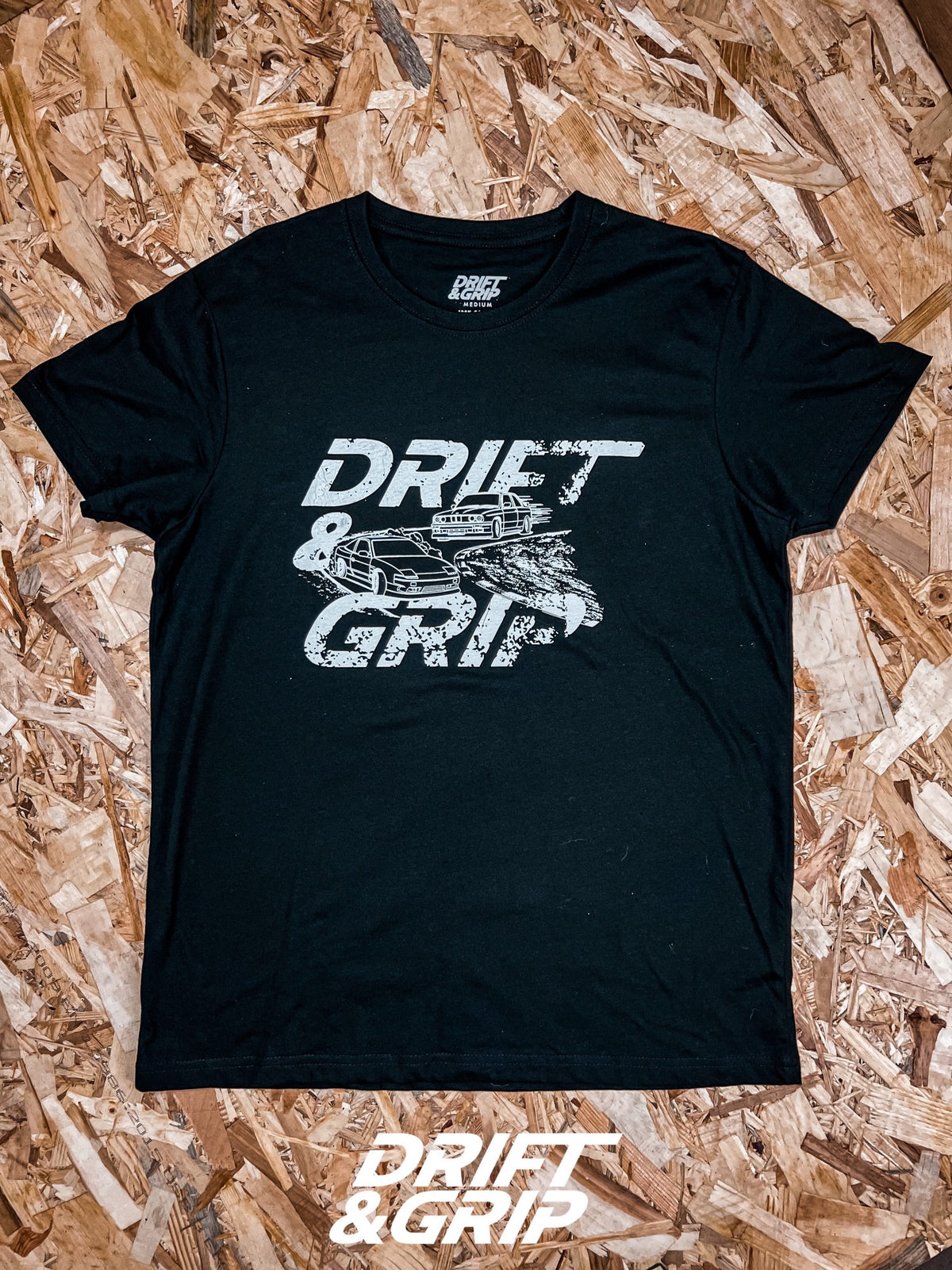 Camiseta de manga corta diseño DRIFT&GRIP BMW E30 y Nissan S13