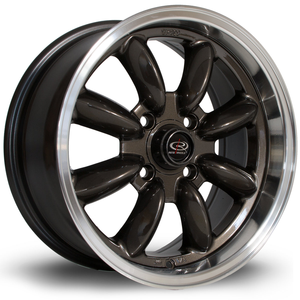 Llanta Rota RB 15x7" 4x108 ET30 gunmetal