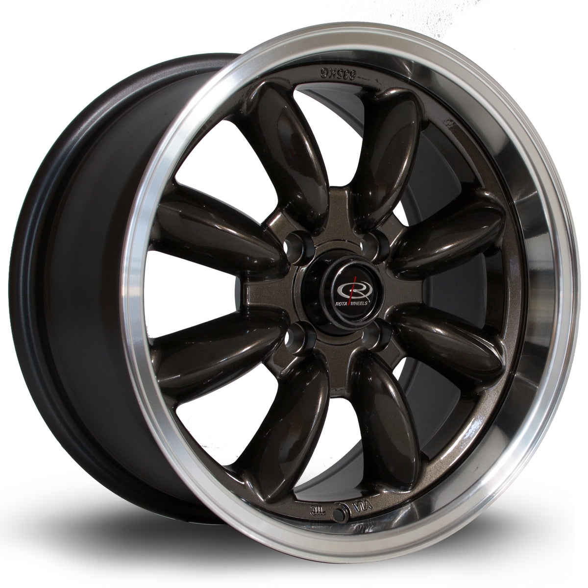 Llanta Rota RB 15x8" 4x100 ET30 gunmetal