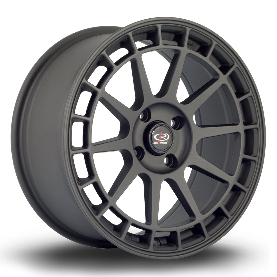 Rota Recce 17x8" 5x100 ET42, Satin Black