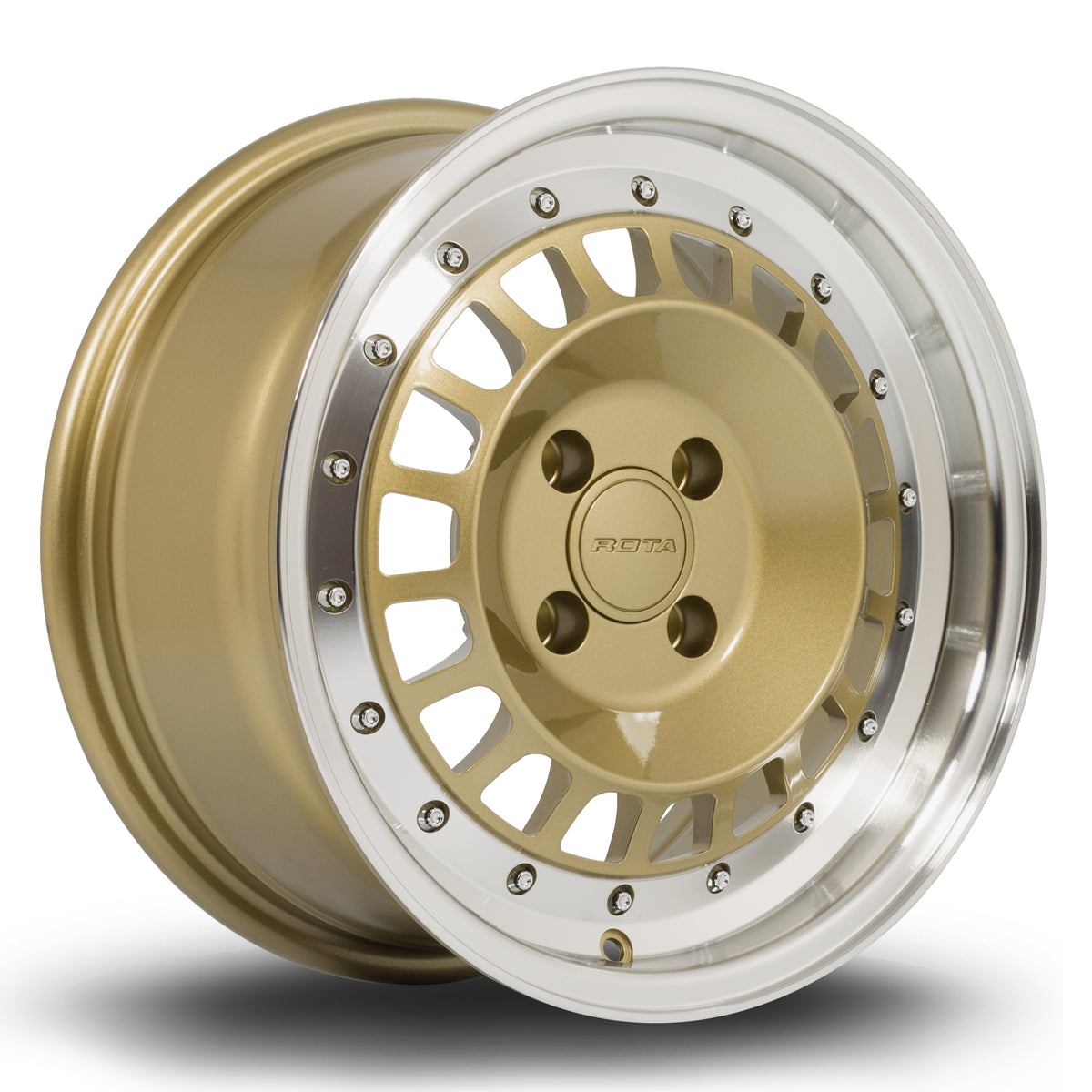 Llanta Rota Speciale 15x7" 4x100 ET35 dorado / labio pulido