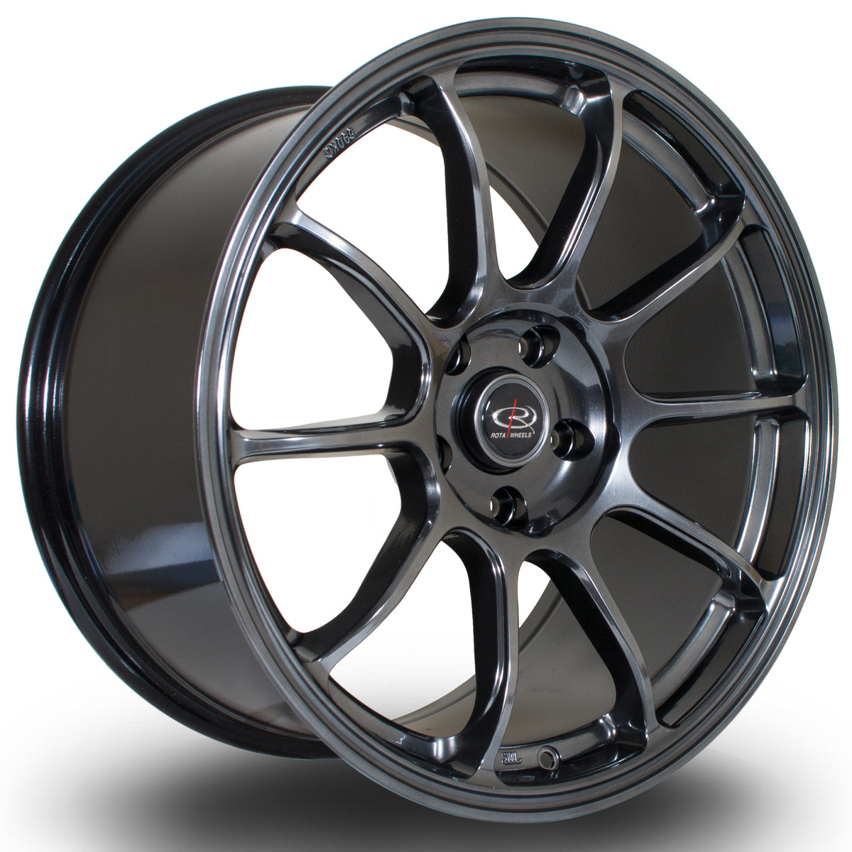Llanta Rota SS10 18x9,5" 5x114.3 ET38 negro hyper