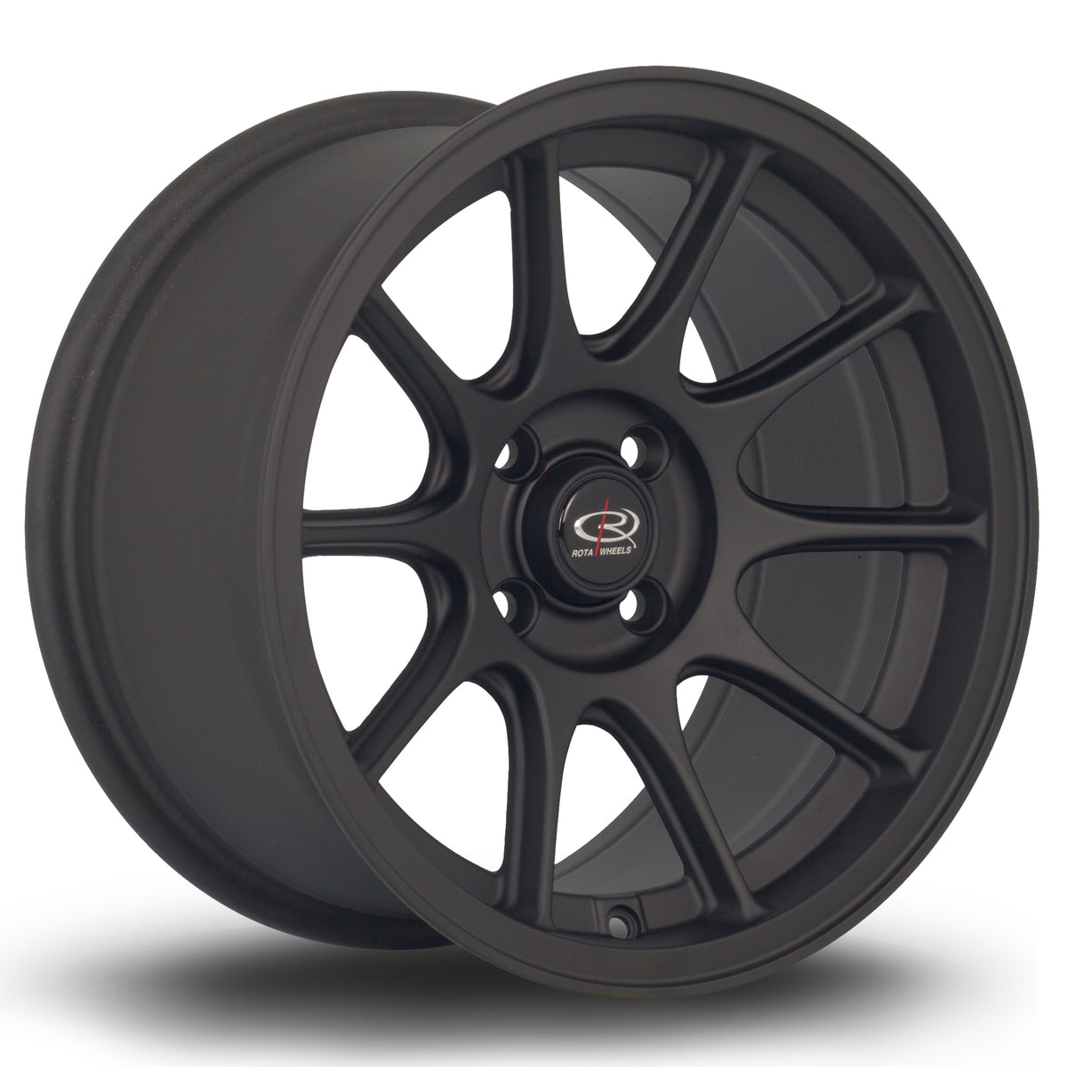 Llanta Rota Strike 15x8" 4x100 ET20 negro mate