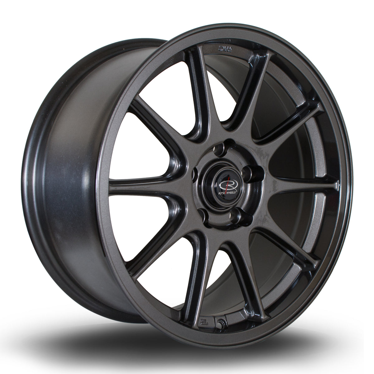 Llanta Rota Strike 17x8" 5x114.3 ET42 gunmetal