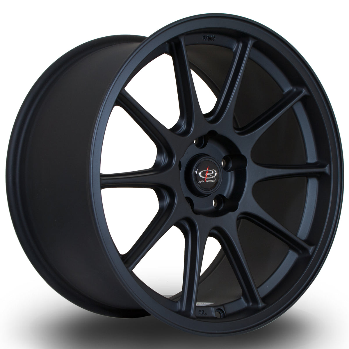 Llanta Rota Strike 18x9,5" 5x114.3 ET38 negro mate
