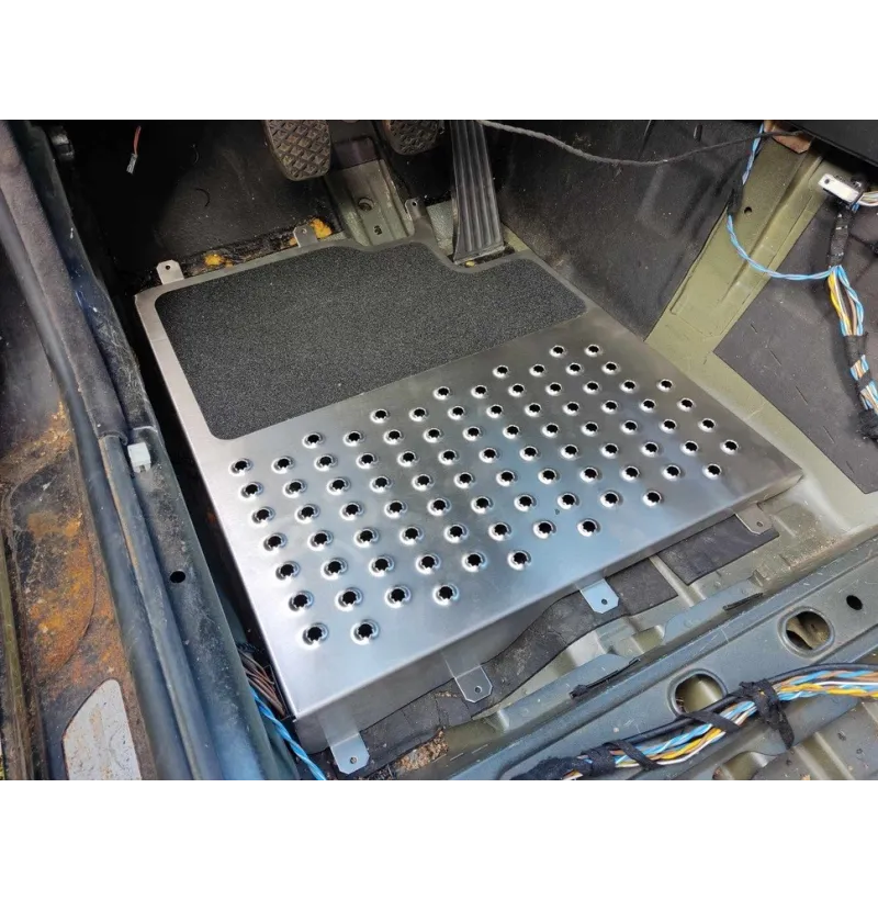 Suelo plano de acero negro BMW E36
