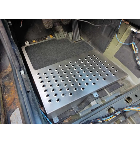 Suelo plano de acero negro BMW E36