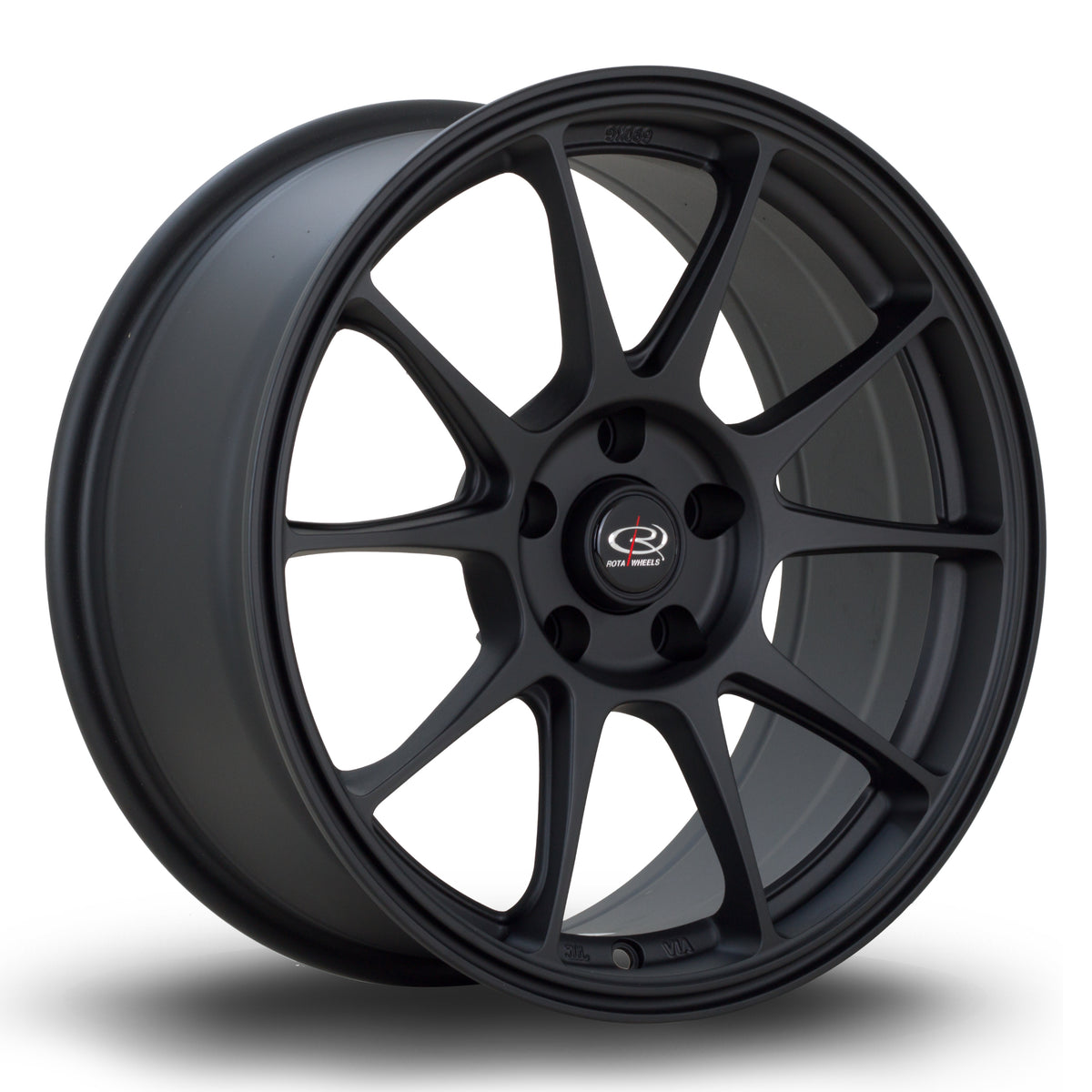 Llanta Rota Titan 17x7,5" 4x108 ET40 negro satinado