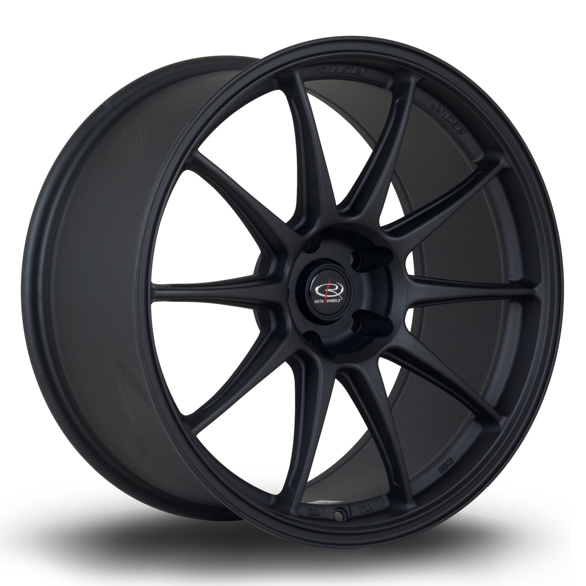 Llanta Rota Titan 19x9,5" 5x114.3 ET22 negro mate