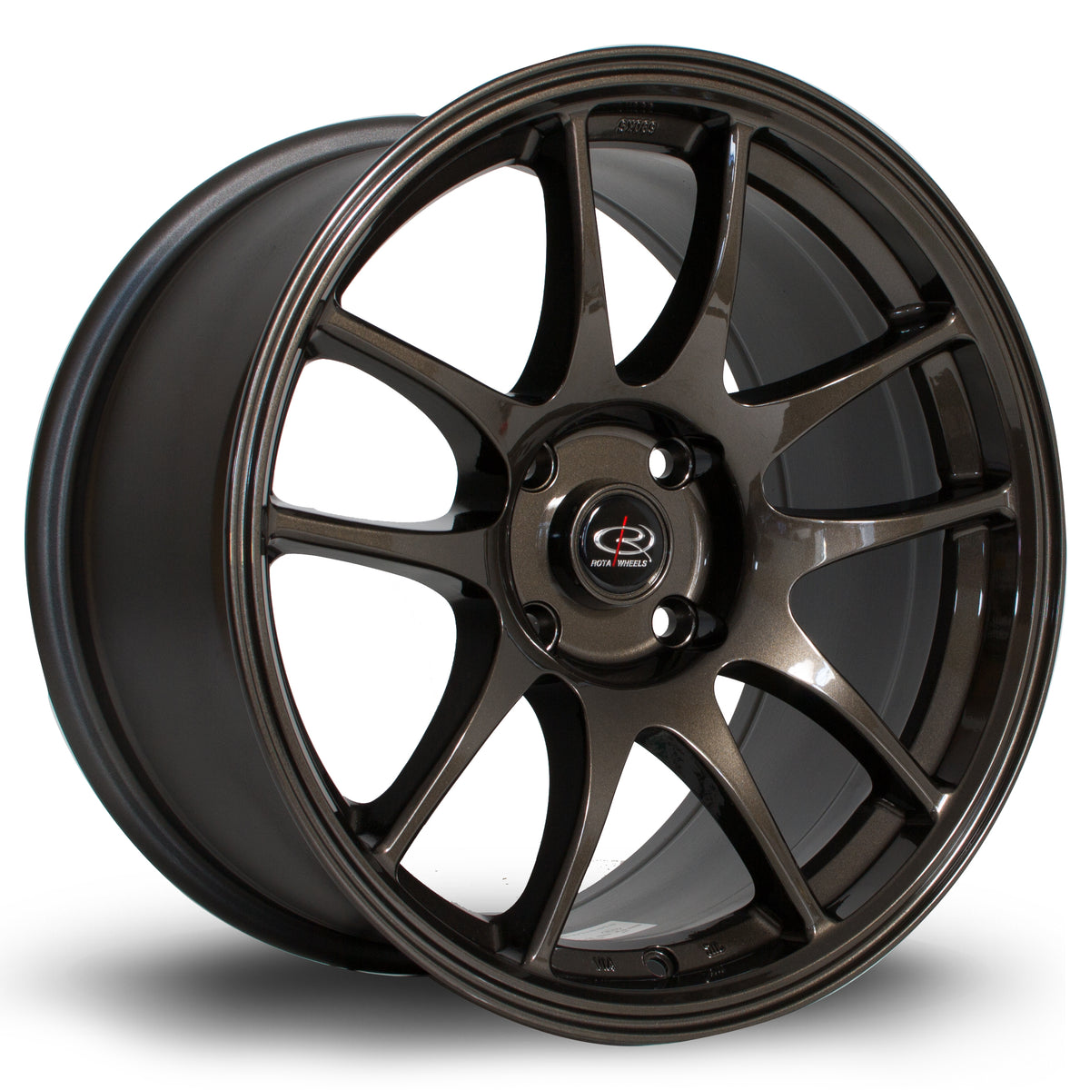 Llanta Rota Torque 17x9" 5x114.3 ET35 gunmetal