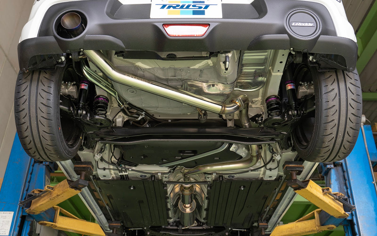 Línea de escape cat-back GReddy Power Extreme R Light-S para Suzuki Swift Sport ZC33S